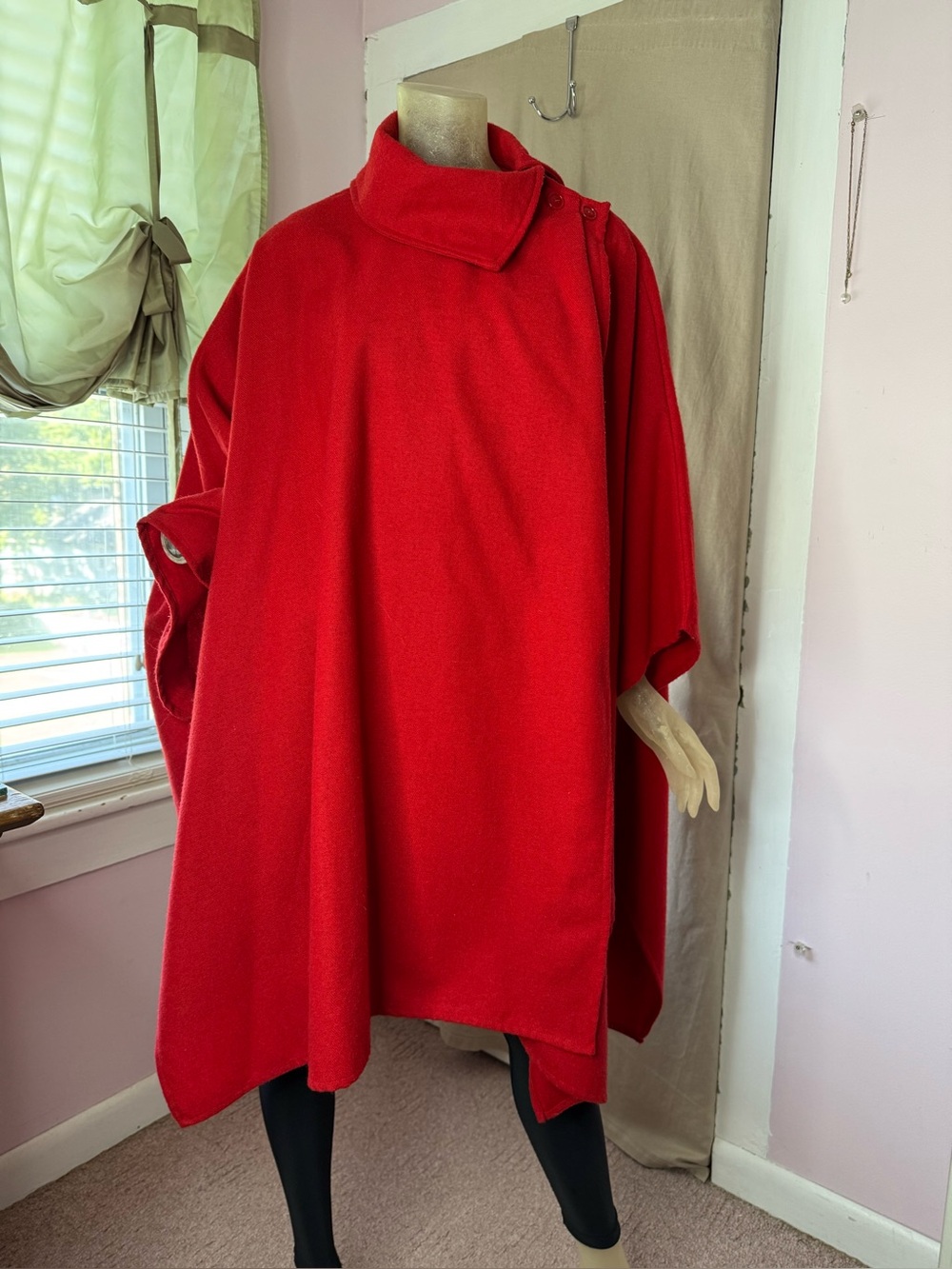 Vintage Honey Wool Cape